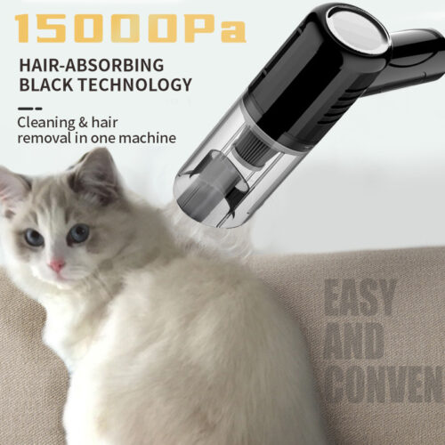 Dogs And Cats Pet Hair Suction Dry And Wet Dual-use Car Handheld Small Vacuum Cleaner